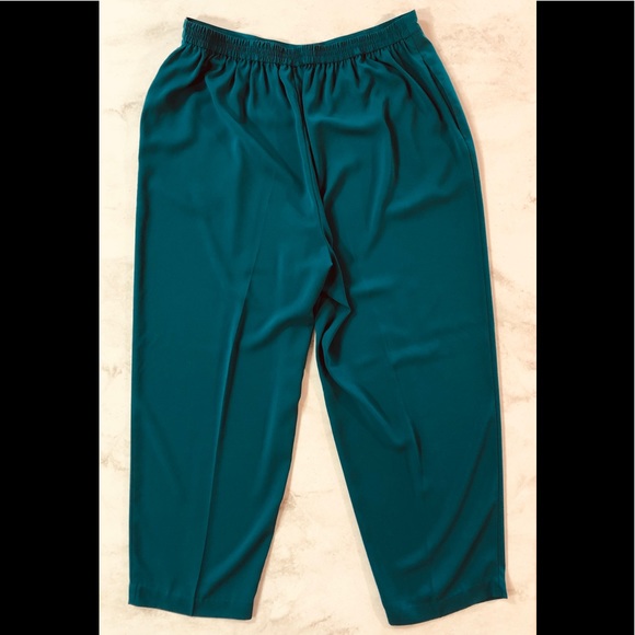 LIKE NEW Maggie McNaughton Teal Pantsuit 2X - Picture 8 of 8